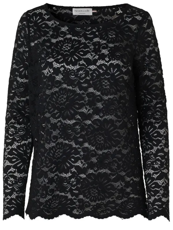 Rosemunde Filippa Lace Top - Black