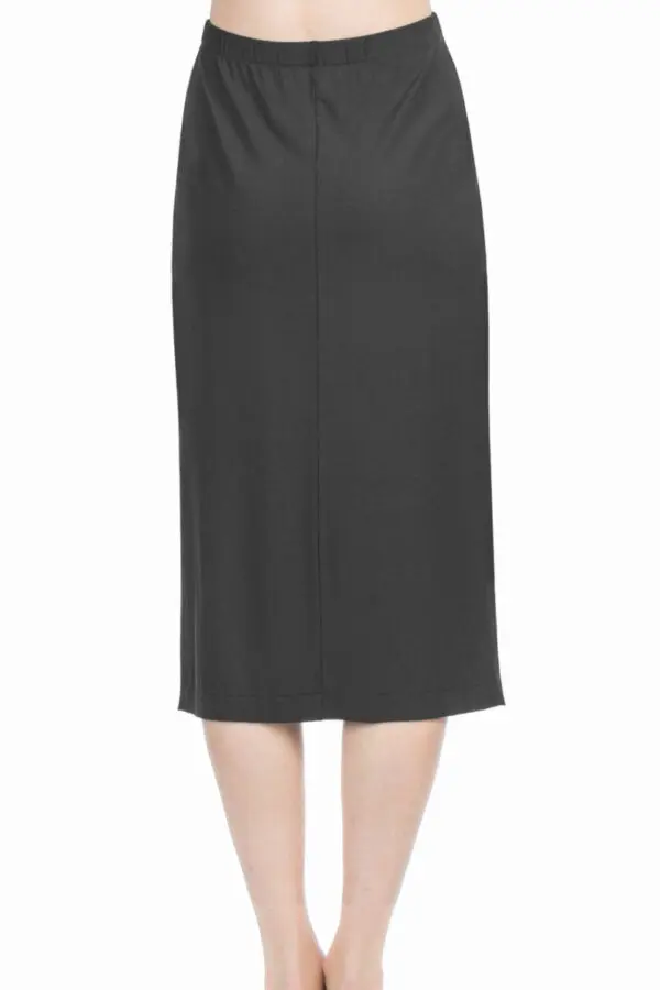 Lilla P Side Split Skirt - Black - Image 4