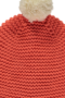 Miss Pom Pom Chunky Knit Beanie - Coral