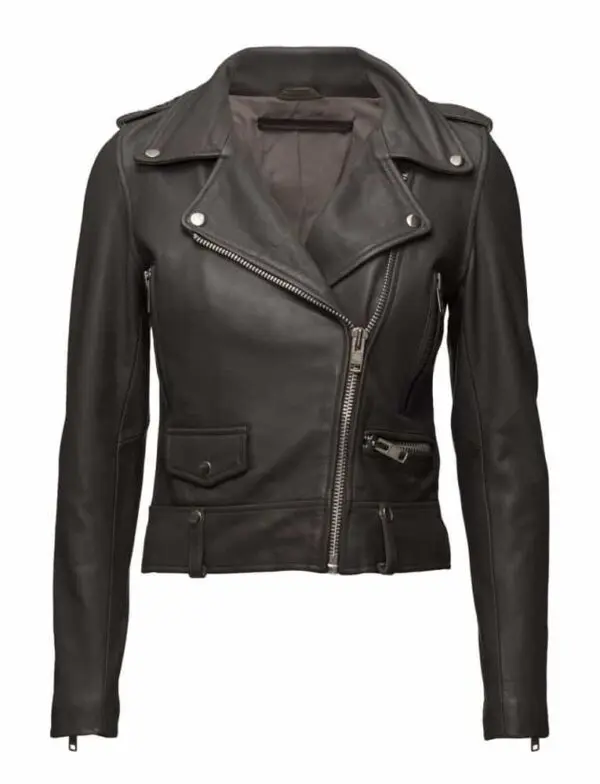 MDK Seattle Cow Leather Jacket - Grey