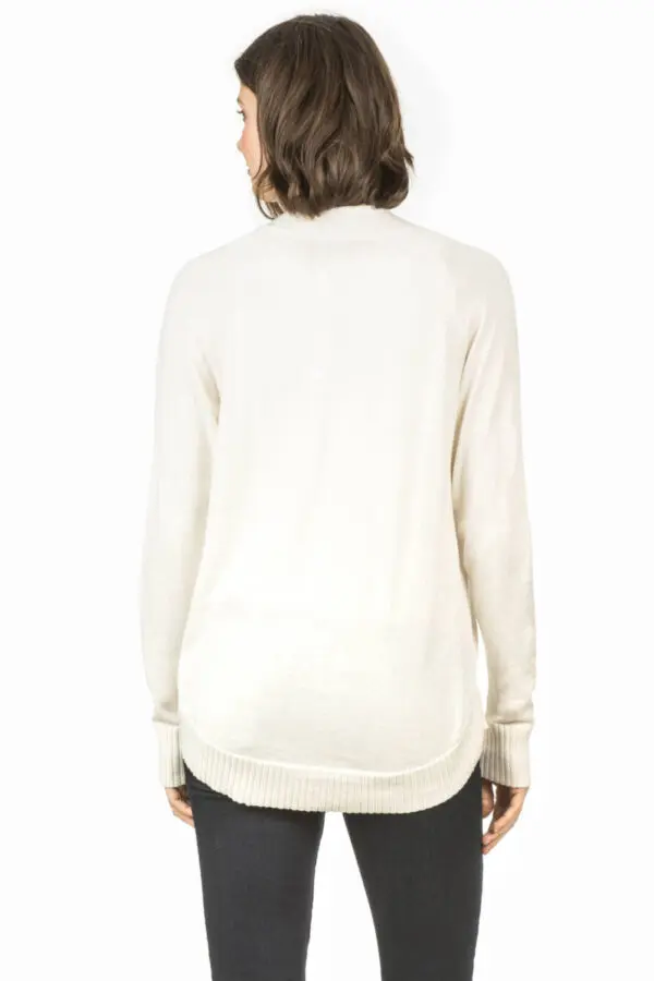 Lilla P Long Sleeve Open Cardigan - Dogwood - Image 2
