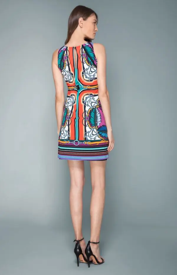 Hale Bob Solyn 6644 Dress - Fuchsia - Image 2
