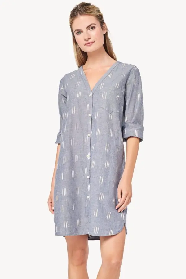 Lilla P Shirt Dress - Ikat - Image 5