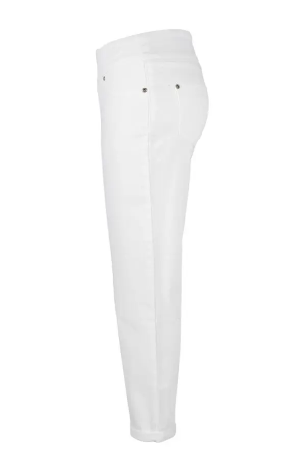 Up! Pants 65759 Crop Trouser - White - Image 2