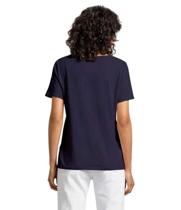 Michael Stars Kayla One Size Soft V Neck Tee - Admiral - Image 2