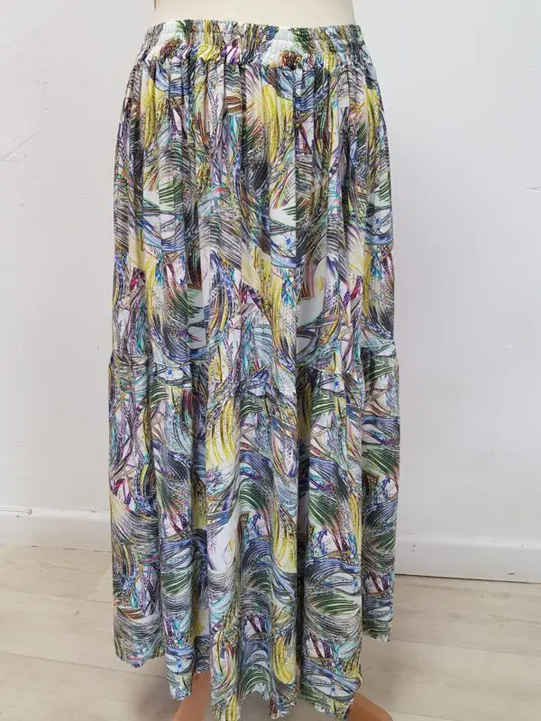 Project AJ117 Pam Skirt - Feather Multi - Image 3
