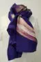 Amet & Ladoue Clay Silk Scarf - Ocean