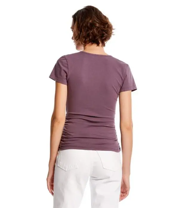 Michael Stars Bella Surplice Top - Acai - Image 2