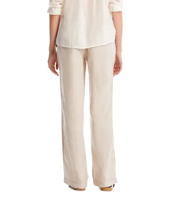 Michael Stars Ashlee Linen Trouser - Castle - Image 2