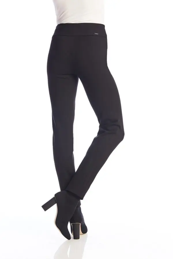 Up Pants 64746 Ponte Pull On Trouser - Black - Image 3
