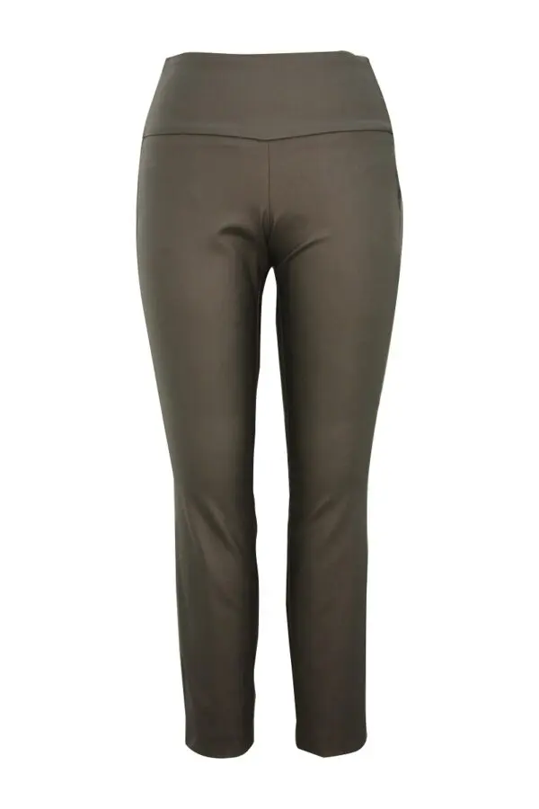 Up Pants 66587 Leather Look Trouser - Black