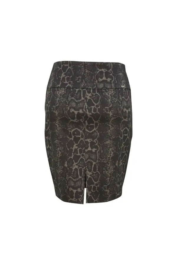 Up Pants 70567 Ponte Skirt - Navy Snake - Image 2