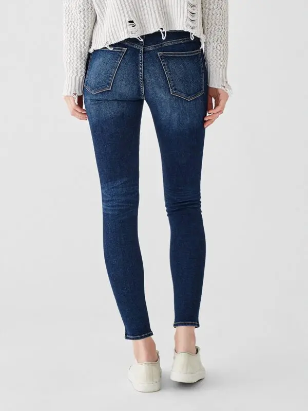 DL1961 Florence Ankle Mid-Rise Skinny Jean - Write - Image 3