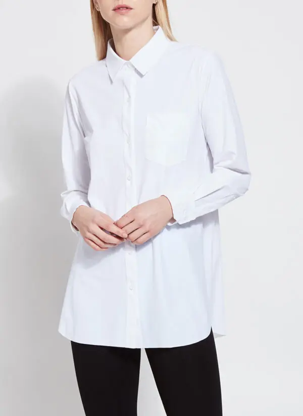 Lyssé Schiffer Button Down Shirt - White