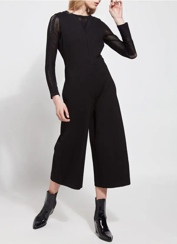 Lyssé Ponte Jumpsuit - Black - Image 6