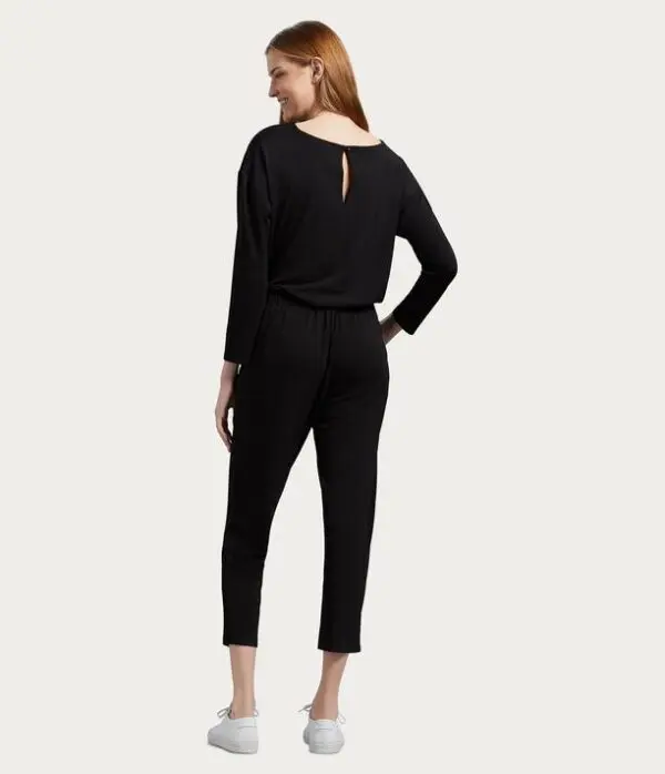 Michael Stars Portia Cambria Crepe Knit Jumpsuit - Black - Image 2