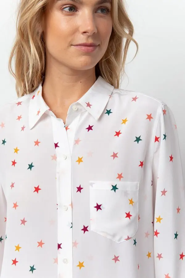 Rails Kate Shirt - White Rainbow Stella - Image 2