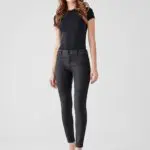 DL1961 Florence Ankle Mid-Rise Skinny Jean - Pewter