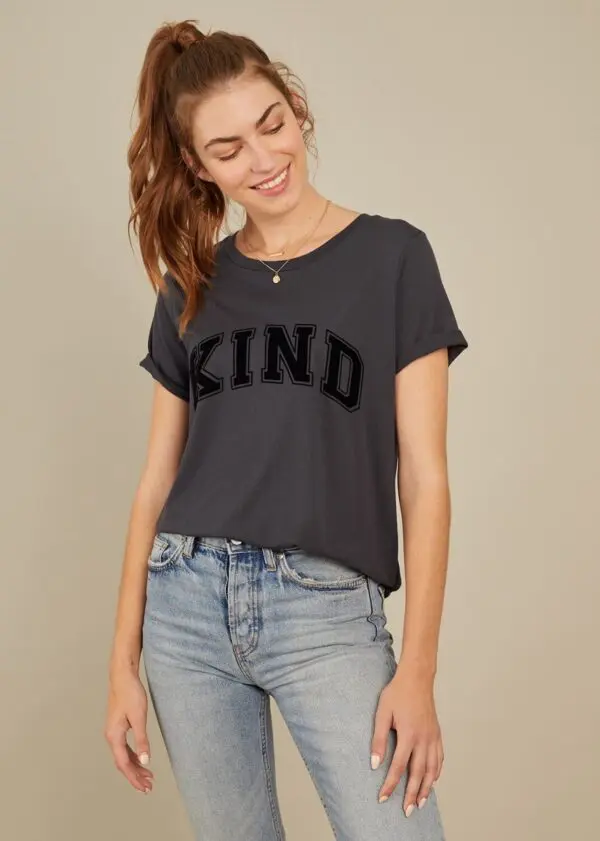 South Parade Lola Kind T Shirt - Smoke Black - Image 2