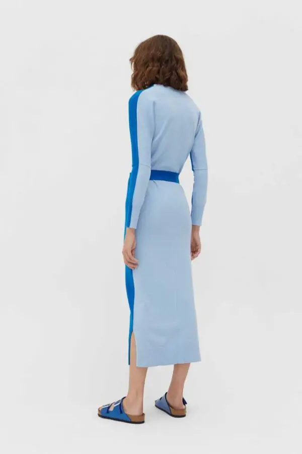 Chinti & Parker Cardigan Dress - Royal Blue - Image 3
