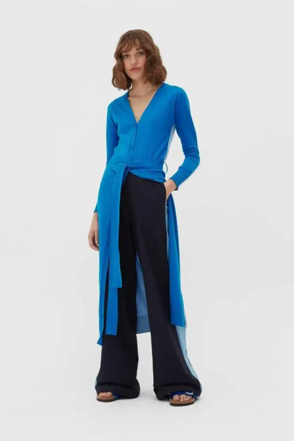 Chinti & Parker Cardigan Dress - Royal Blue - Image 2