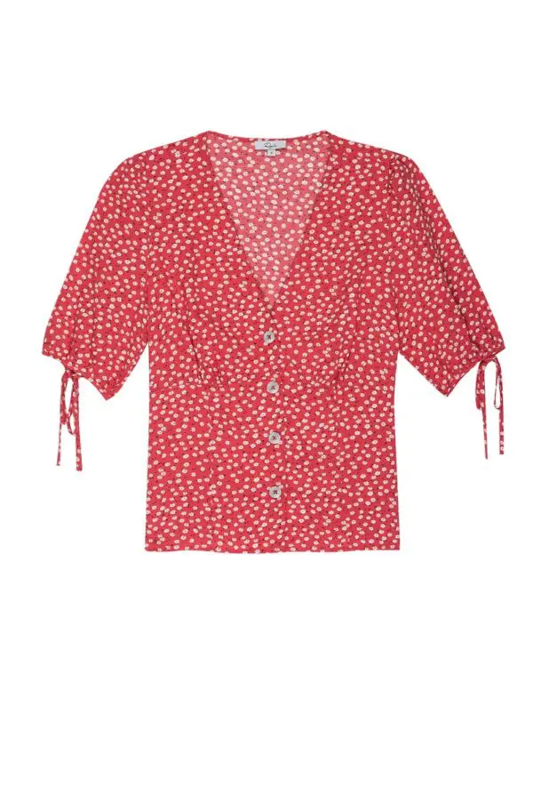 Rails Amelia Blouse - Carmine Daisies