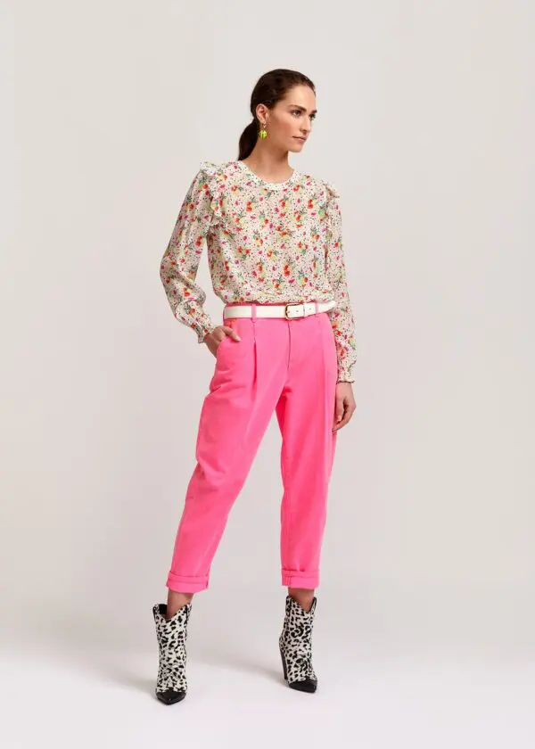 Essentiel Antwerp Varryme Loose Fit Top - Combo 1 Off White - Image 6