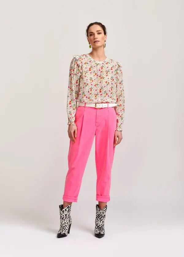 Essentiel Antwerp Varryme Loose Fit Top - Combo 1 Off White - Image 3