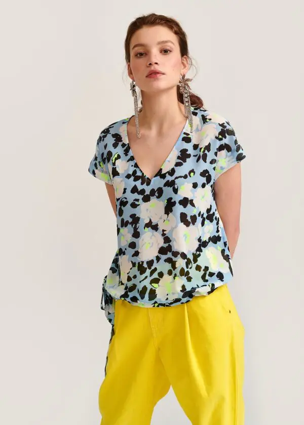 Essentiel Antwerp Vonger Top - Combo 2 Trinidad Blue - Image 2