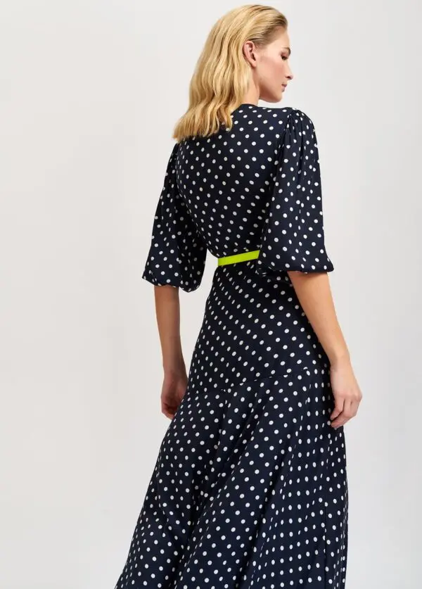 Essentiel Antwerp Vundamental Long Wrap Dress - Combo 1 Vapor Blue - Image 7