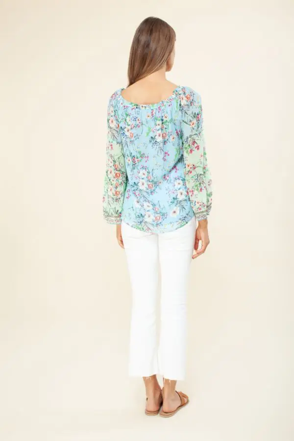 Hale Bob 2699 Caterina Top - Light Blue - Image 2