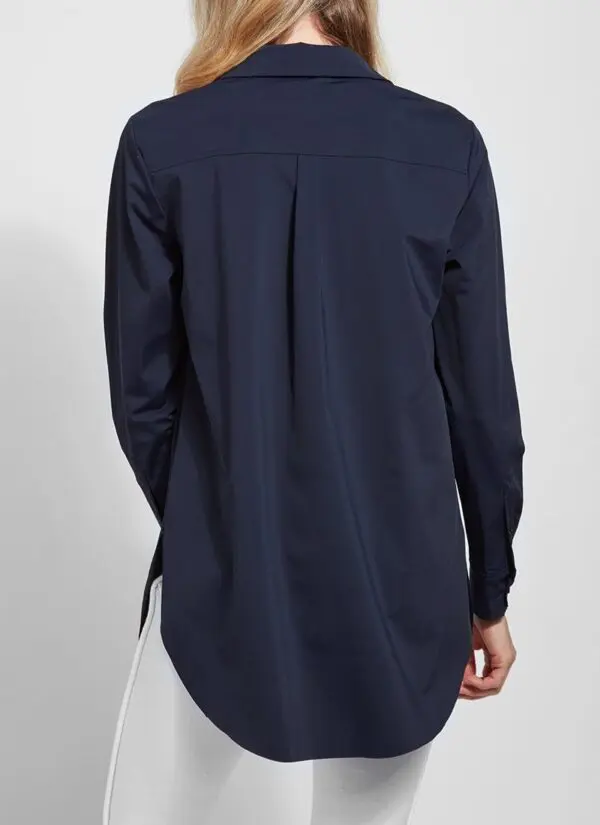 Lyssé Schiffer Button Down Shirt - True Navy - Image 4