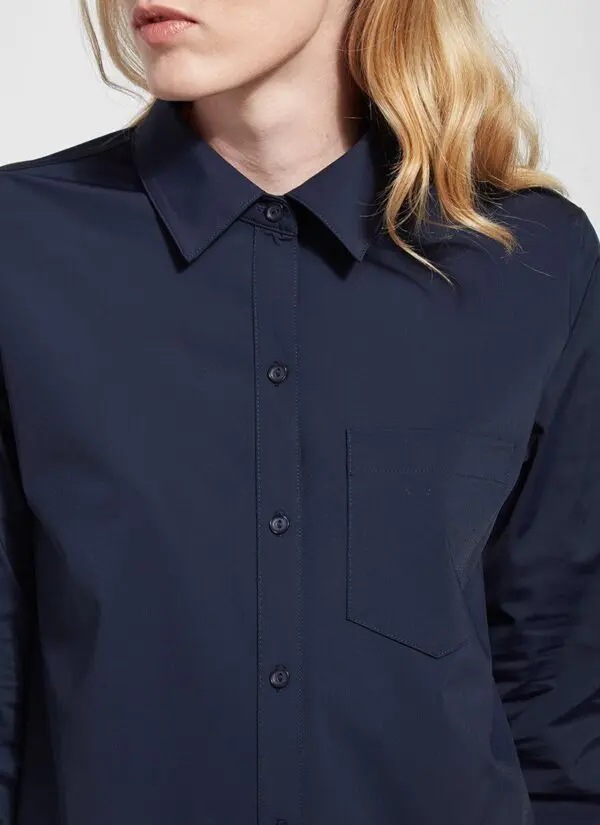Lyssé Schiffer Button Down Shirt - True Navy - Image 3