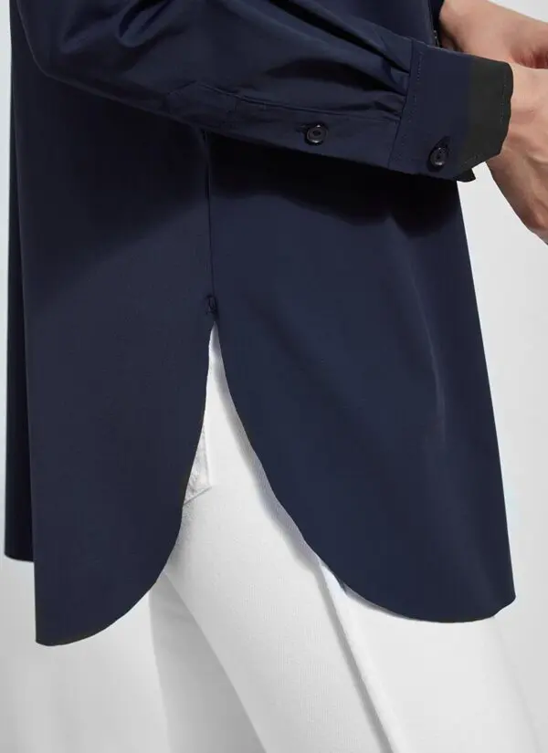 Lyssé Schiffer Button Down Shirt - True Navy - Image 2