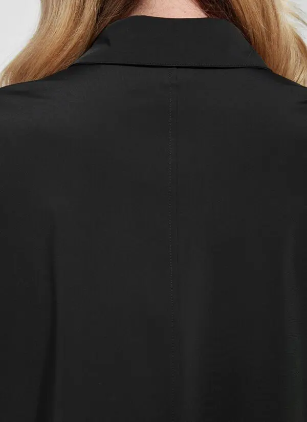 Lysse Connie Slim Button Down Shirt - Black - Image 3