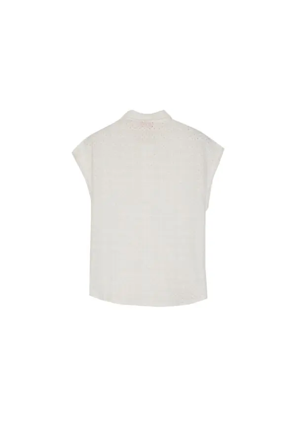 Grace & Mila Aquitaine Top - Ecru - Image 2