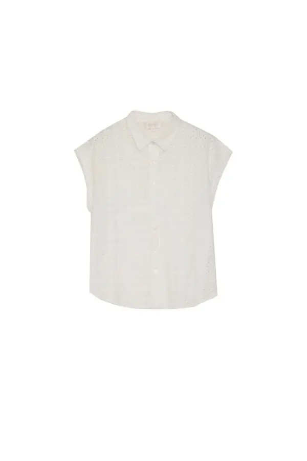 Grace & Mila Aquitaine Top - Ecru