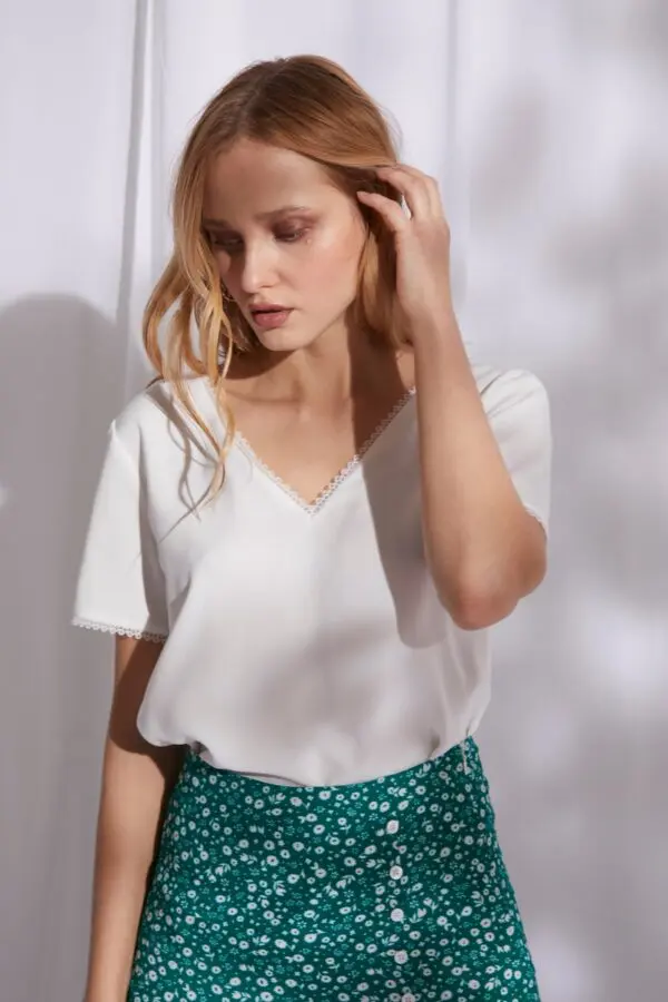 Grace & Mila Archibald Top - Ecru
