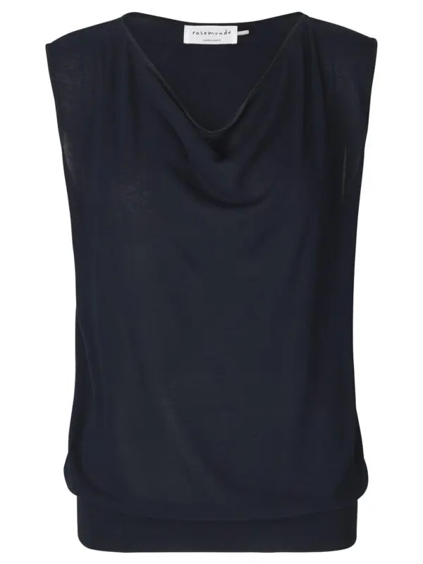 Rosemunde Sleeveless Top - Navy