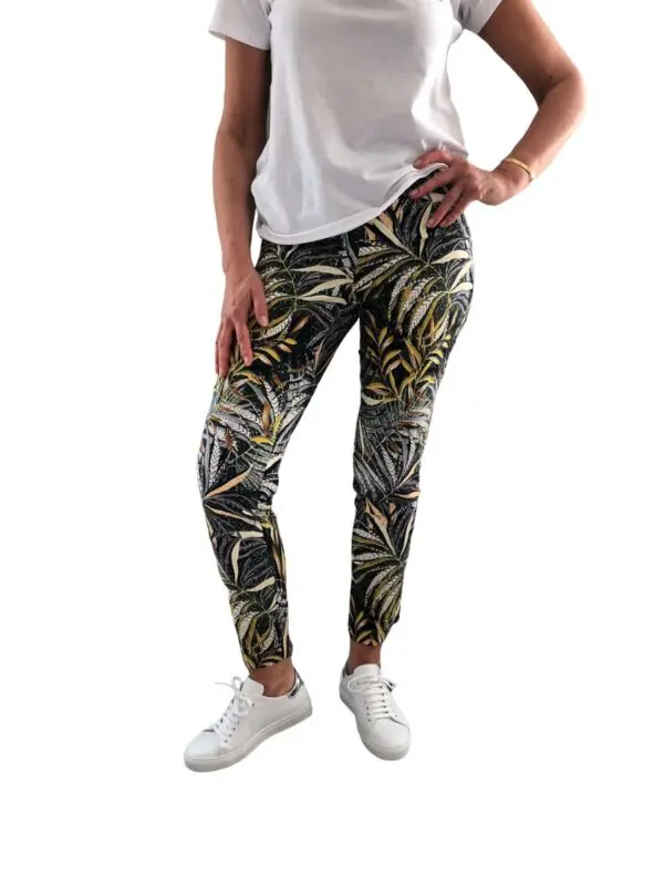 Up Pants 66783 Techno 28" Petal Slit Pull On Trouser - Hawaii