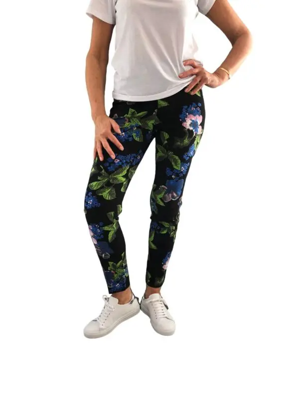 Up Pants 66836 28" Slim Leg Side Slit Pull On Trouser - Miami