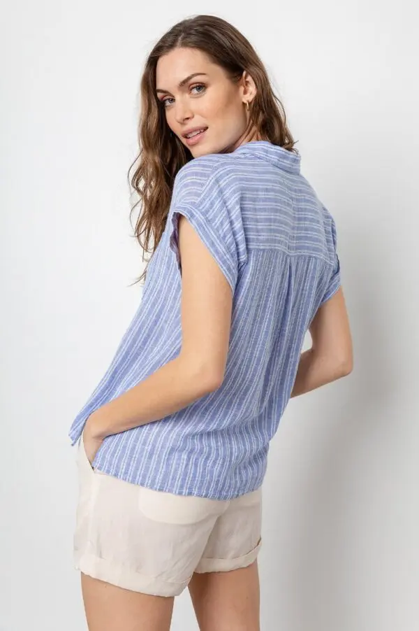 Rails Whitney Blouse - Ludlow Stripe - Image 5