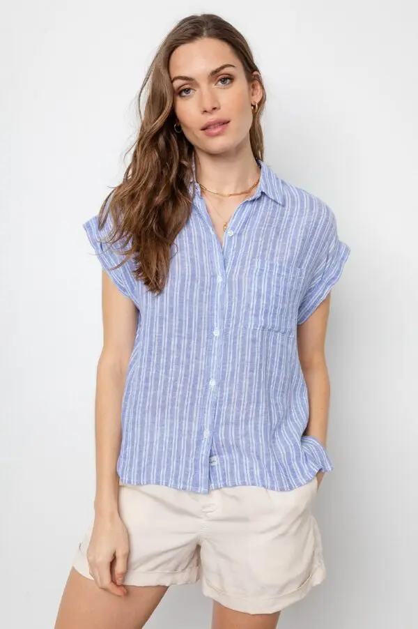 Rails Whitney Blouse - Ludlow Stripe - Image 3
