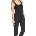 Lilla P Crepe Tapered Leg Pant - Black