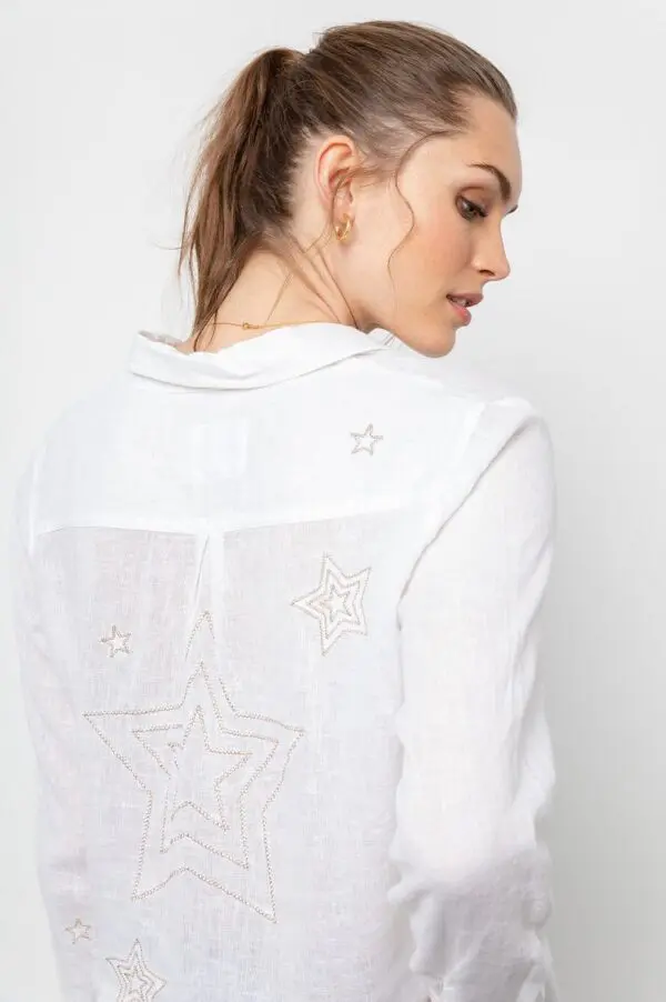 Rails Charli Shirt - Metallic Stars - Image 2