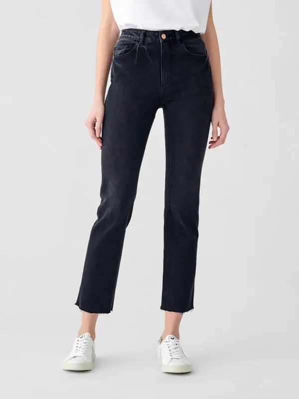 DL1961 Patti Straight Leg Jean - Corvus