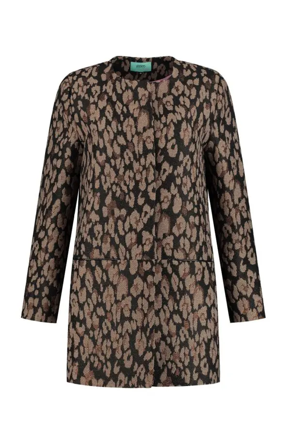 POM Amsterdam SP6378 Jacket - Leopard Festival by Katja
