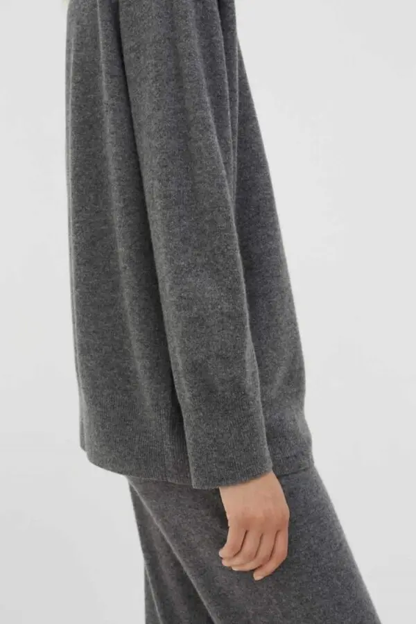 Chinti & Parker Slouchy Sweater - Grey - Image 5