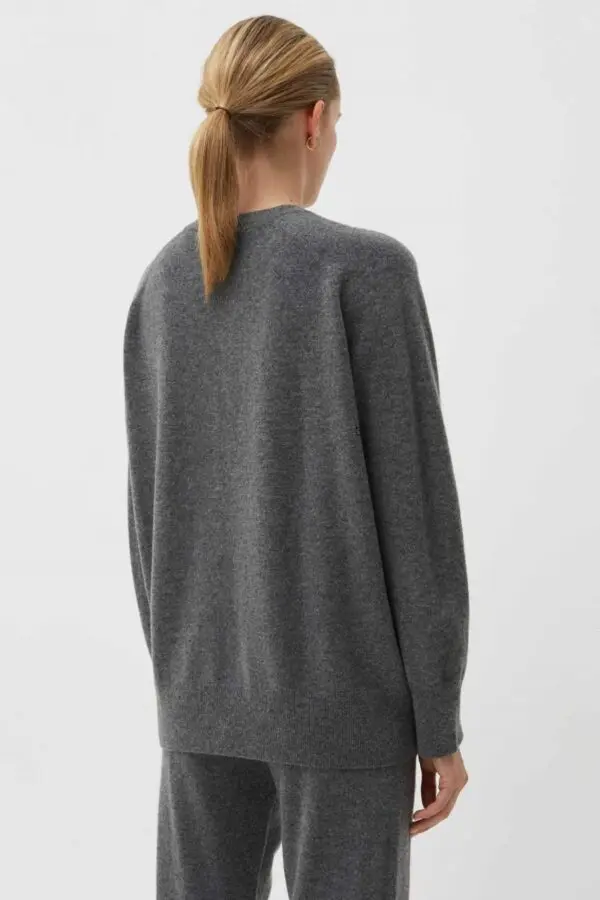 Chinti & Parker Slouchy Sweater - Grey - Image 4