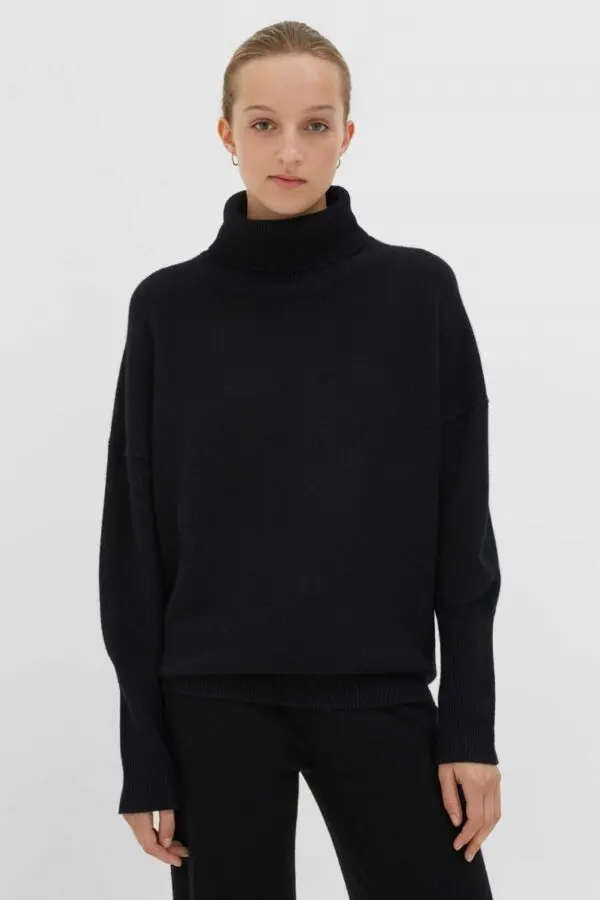 Chinti & Parker Relaxed Polo - Black